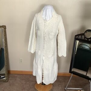 BOHO Country Door Off-White Sweater Coat